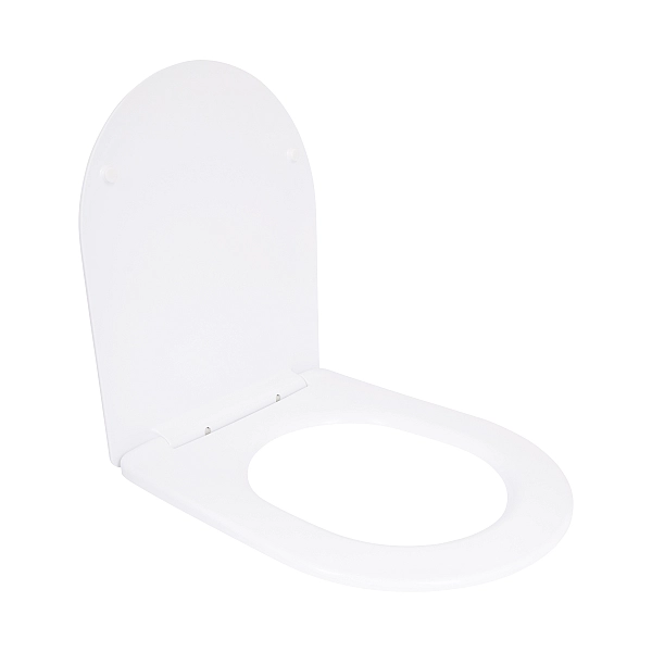 Qtap Сидіння для унітаза (Jay 640, Swan 640) 422x360x30 мм, White, з мікроліфтом, Slim Duroplast, Quick Release QTSC179W48699 - Фото - 4