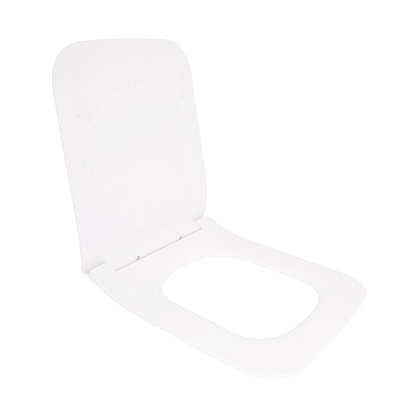 Qtap Сиденье для унитаза (Crow 640) 460x350x47 мм, White, с микролифтом, Slim Duroplast, Quick Release QTSC179W48700 - Фото - 4