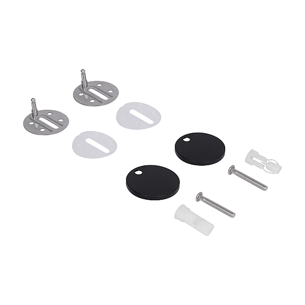 Сиденье для унитаза Qtap (Robin 490) 425x363x50 мм, Matt Black, с микролифтом Slim Duroplast, Quick Release QTSC179MB48676 - Фото - 4