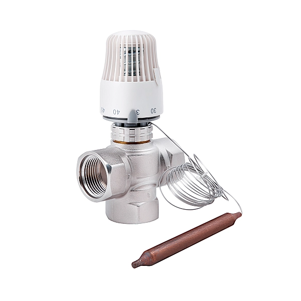 Кран змішувальний триходовий Thermo Alliance Standart 1" М30х1,5 з термоголовкою SF362W25