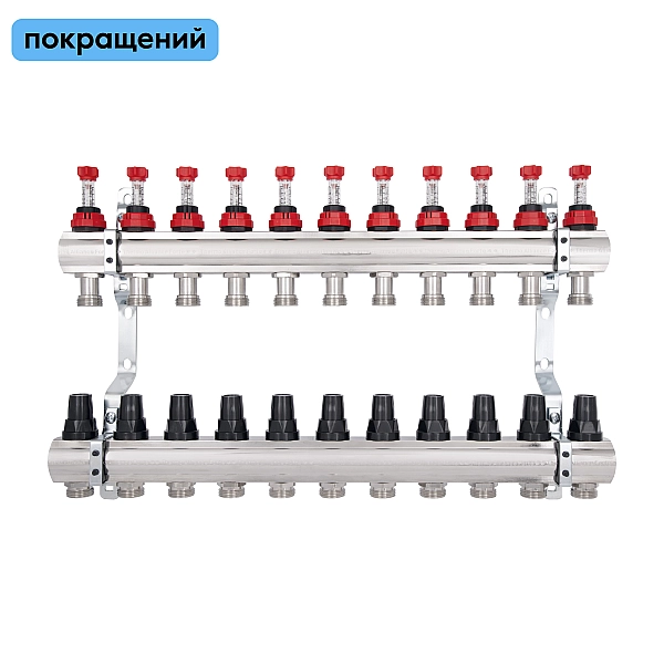 Колектор з витратомірами Thermo Alliance Forte 1" 11 виходів SF001W11