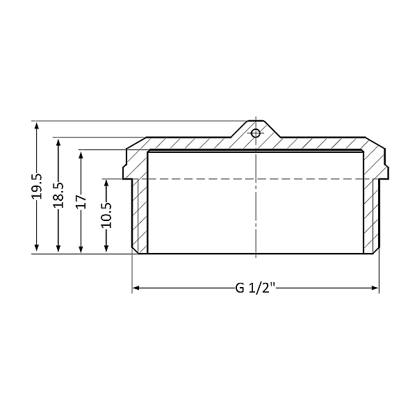Заглушка Thermo Alliance Standart 1/2" ЗР SD40315 - Фото - 2