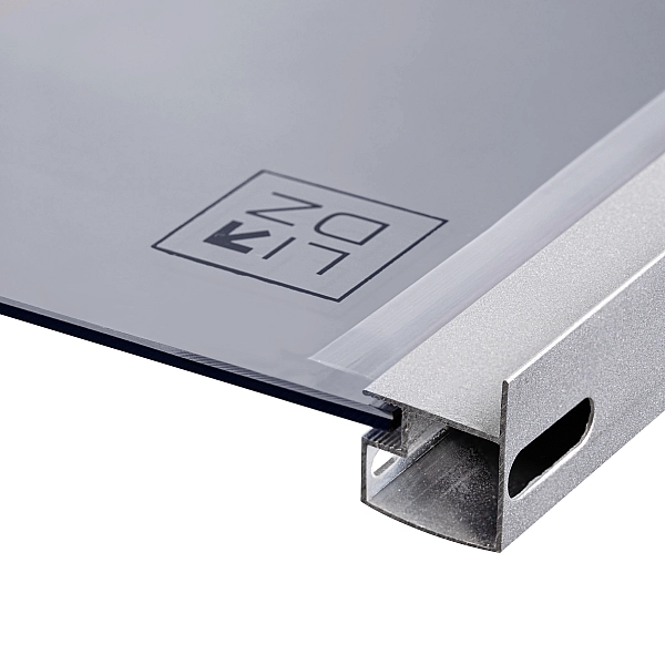 Душова кабіна Lidz Latwa SC80x80.SAT.HIGH.GR, скло тоноване 4 мм без піддона - Фото - 5