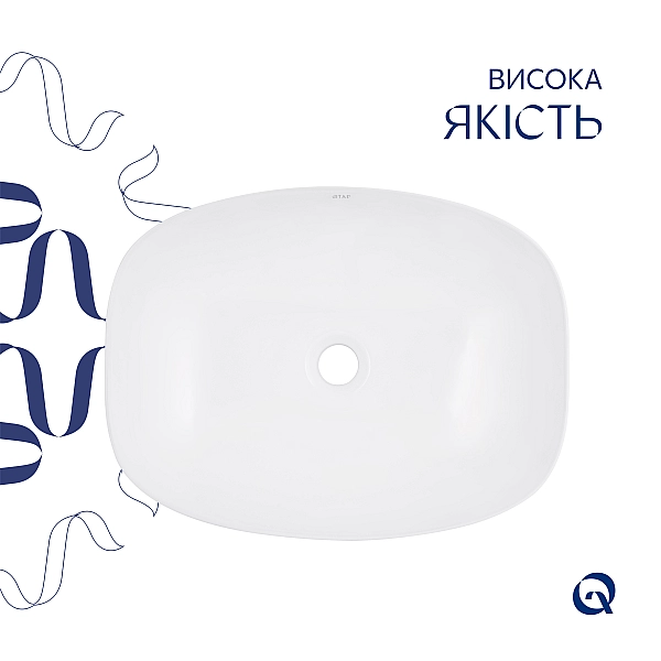 Раковина-чаша Qtap Cardinal 500х380х140 мм White QT04116302W - Фото - 4