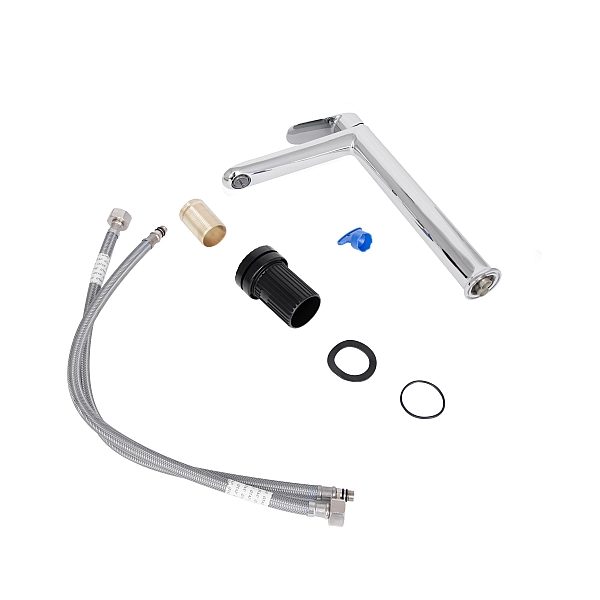 Змішувач для раковини Qtap Evia високий QTEVI269CRM47577 Chrome - Фото - 7