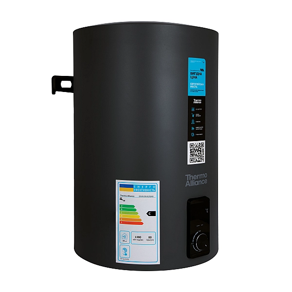 Водонагреватель электрический Thermo Alliance 50 л Black,  вертикальный, сухой ТЭН 2,0 кВт D50V20J2(D)KВ - Фото - 3