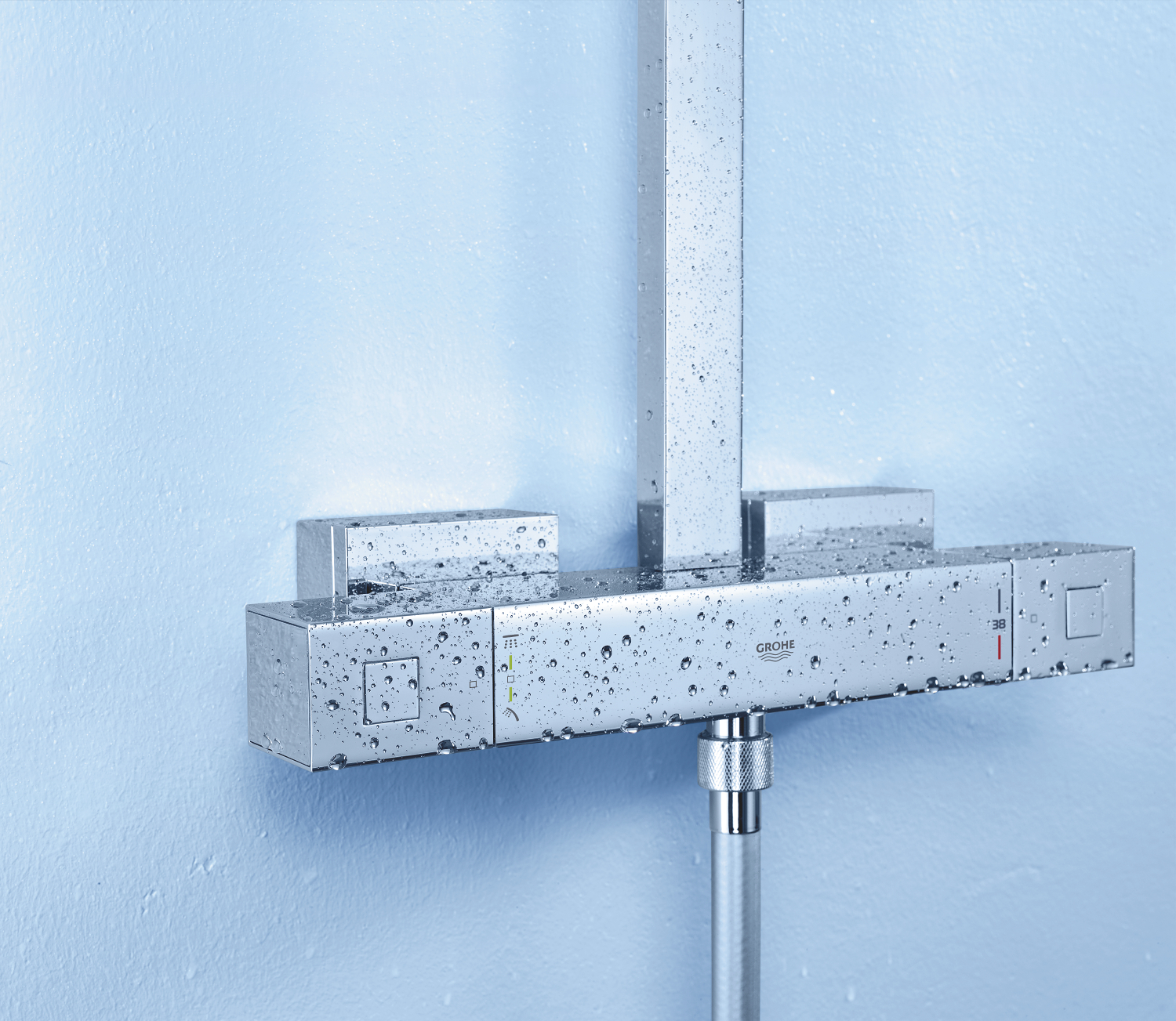 Душова система з термостатом для душа Grohe Euphoria Cube System (26087000) - Фото - 5
