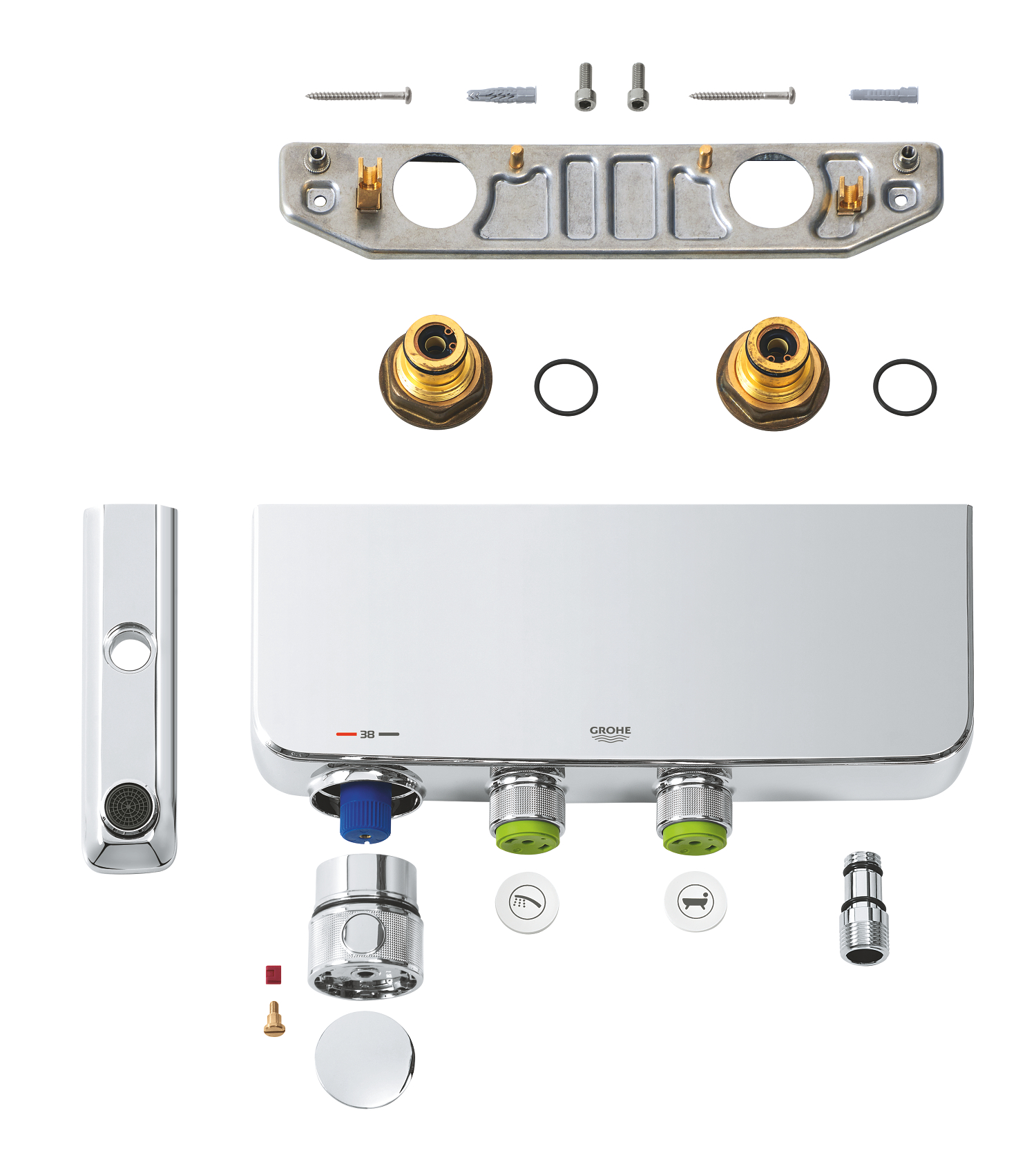 Термостат для ванни Grohe Grohtherm SmartControl (34718000) - Фото - 3