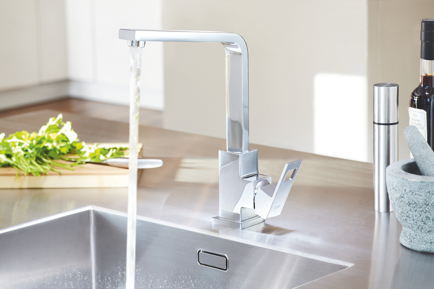 Змішувач для кухні Grohe Eurocube (31255000) - Фото - 3