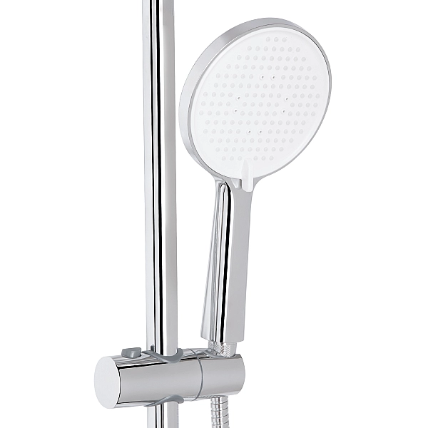 Душевая система универсальная Qtap Evia на три потребителя (с изливом) QTEVI111CRM47583 Chrome - Фото - 6