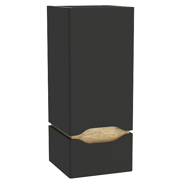 "Сакраменто" Шафа підвісна 35х35 (антрацит, ліва)