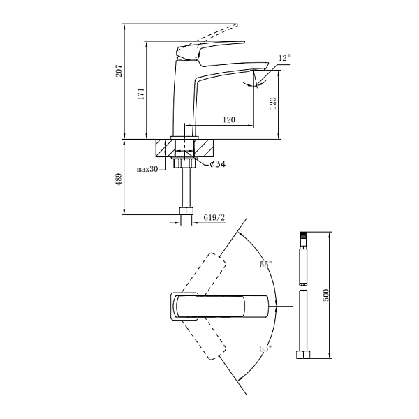 Змішувач для раковини Qtap Tern QTTER2701CRM47584 Chrome - Фото - 2