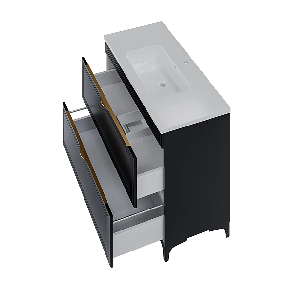 "Естель" тумба підлогова з ум. Родео 100, чорна - Фото - 2