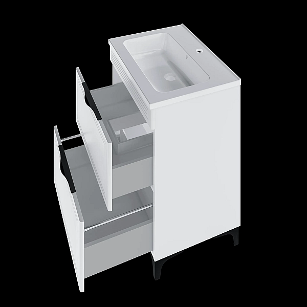 "Естель" тумба підлогова з ум. Родео 60, біла - Фото - 2