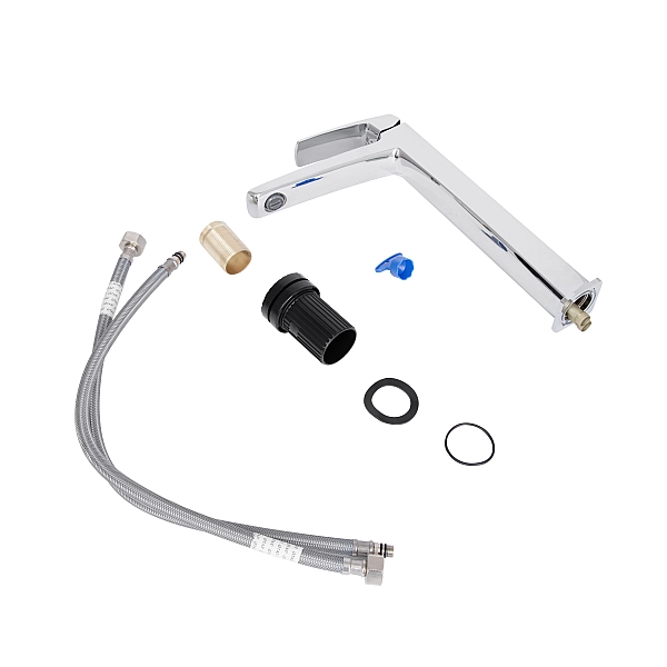 Змішувач для раковини Qtap Tern високий QTTER269CRM47585 Chrome - Фото - 7