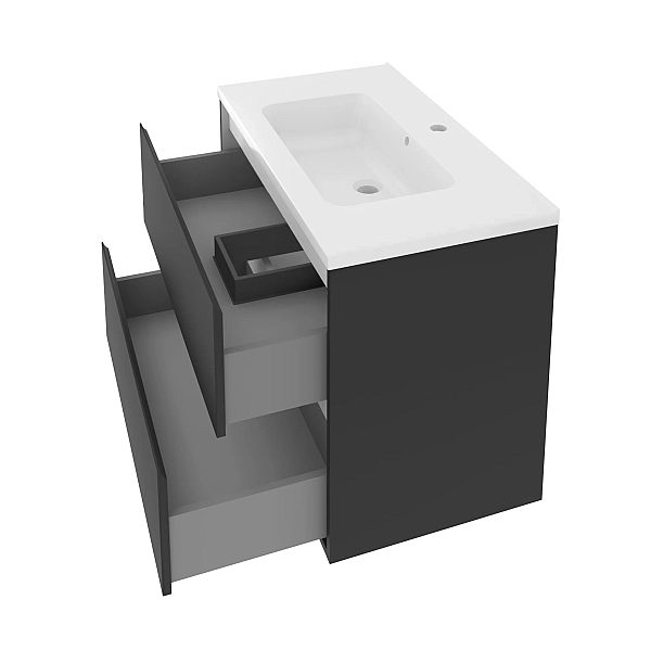 "Айріс" Тумба з ум. Родео 80 (чорна) - Фото - 2