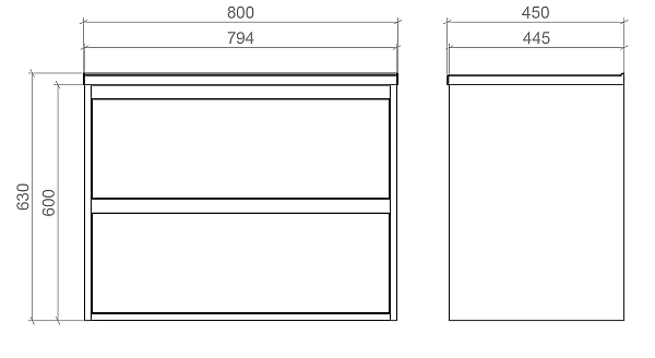 "Айріс" Тумба з ум. Родео 80 (чорна) - Фото - 3