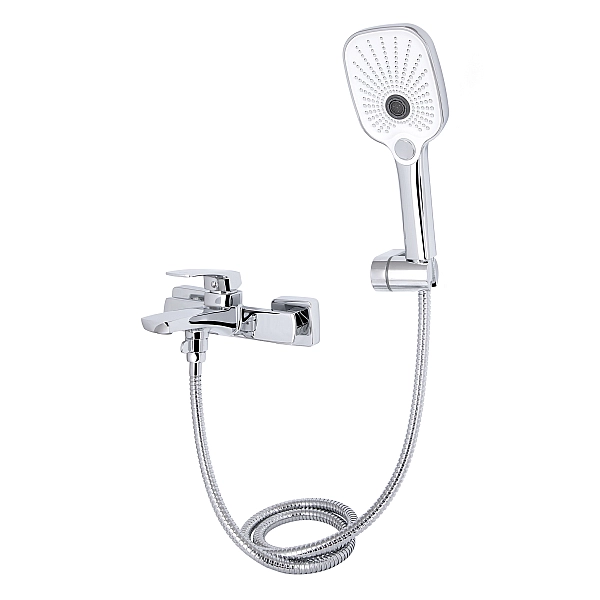 Смеситель для ванны Qtap Tern (c душевым гарнитуром) QTTER259CRM47586 Chrome - Фото - 3