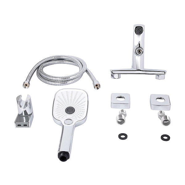 Смеситель для ванны Qtap Tern (c душевым гарнитуром) QTTER259CRM47586 Chrome - Фото - 7