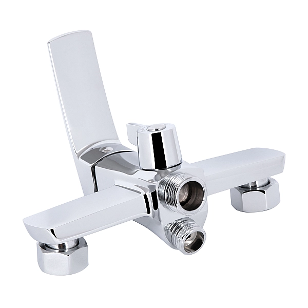 Змішувач для ванни Qtap Tern з довгим поворотним виливом (з душовим гарнітуром) QTTER260CRM47587 Chrome - Фото - 4