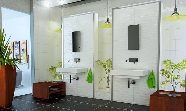 Плитка стінова М50051 Біла Білий 30x60 код 1031 Голден Тайл - Фото - 3