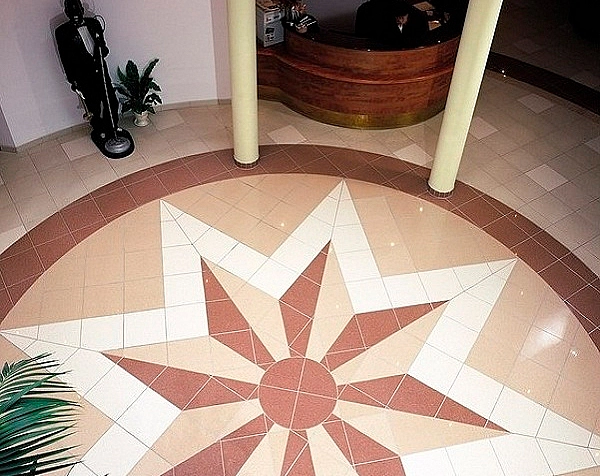 Плитка керамогранітна Quarzite Червоний NAT 400x400x8 Nowa Gala - Фото - 2