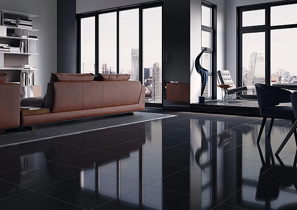 Плитка підлогова Cambia Black LAP 59,7x59,7x0,8 код 2387 Cerrad - Фото - 3