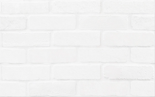 Плитка стінова White Bricks Structure 250x400x8 Cersanit