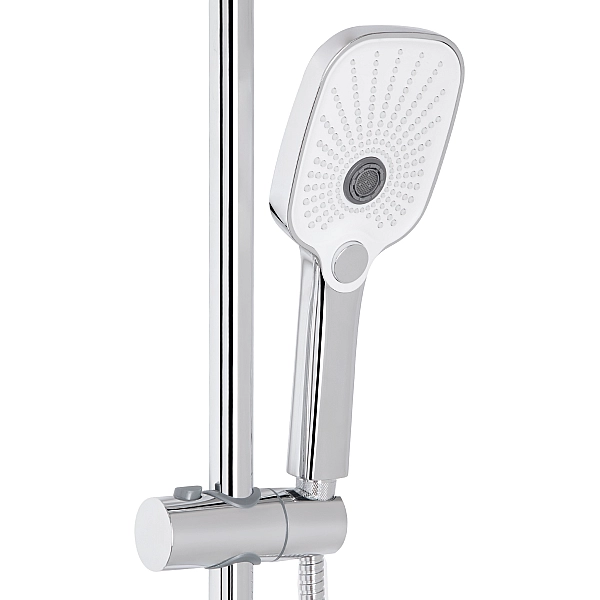 Душевая система универсальная Qtap Tern на три потребителя (с изливом) QTTER111CRM47591 Chrome - Фото - 6