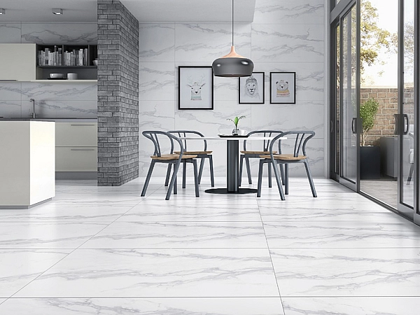 Плитка керамогранітна Silver Statuario POL 600x600 Raviraj - Фото - 2
