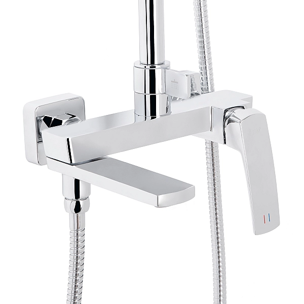 Душова система універсальна Qtap Tern на три споживача (з виливом) QTTER1112CRM47592 Chrome - Фото - 3