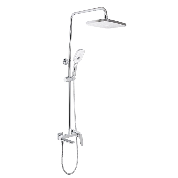 Душевая система универсальная Qtap Tern на три потребителя (с изливом) QTTER1112CRM47592 Chrome