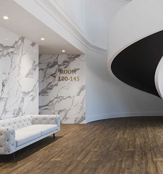 Плитка керамогранітна Calacatta White POL 597x597x8 Cerrad - Фото - 2