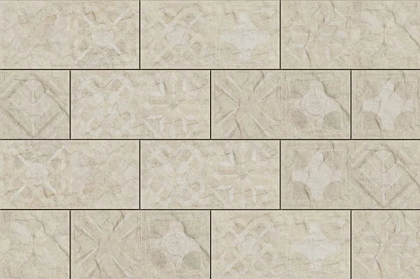 Камінь фасадний Torstone Bianco Decor 14,8x30x0,9 код 9249 Cerrad