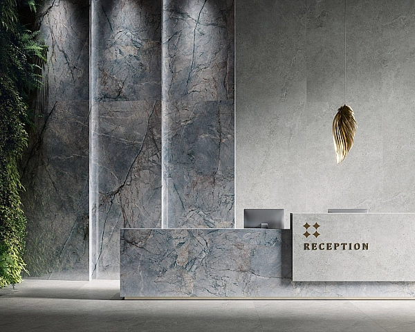 Плитка керамогранітна Monet Blue RECT POL 1200x1200x9 Paradyz - Фото - 2