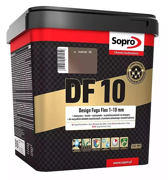 Затирка для швів Sopro DF 10 1075 махон №55 (5 кг)