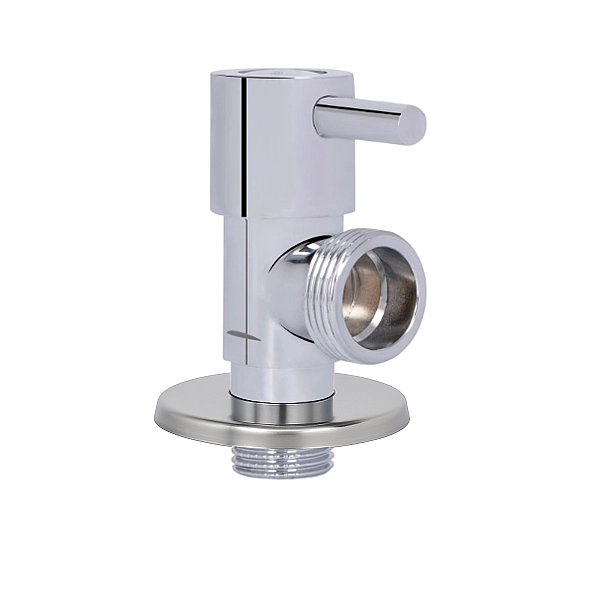 Кран угловой Thermo Alliance Standart (ручка палочка) с керам.буксой 1/2"Н х 1/2"Н SF343W1515 - Фото - 3