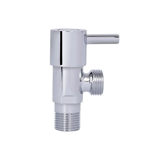 Кран угловой Thermo Alliance Standart (ручка палочка) с керам.буксой 1/2"Н х 1/2"Н SF343W1515 - Фото - 5