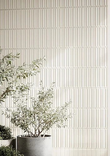 Плитка стінова Monpelli White Cegielka A STR Блиск 65x298 Paradyz - Фото - 2