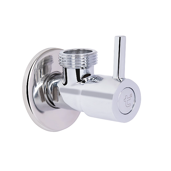 Кран угловой Thermo Alliance Standart (ручка палочка) с керам.буксой 1/2"Н х 3/4"Н SF343W1520 - Фото - 6