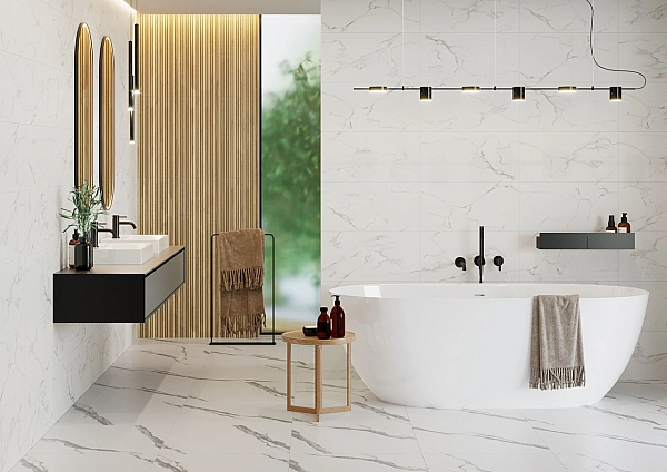 Плитка стінова CCR127-1 Carla Bianco RECT 300x600 Ceramika Color - Фото - 2