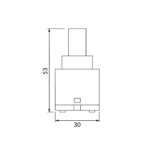 Картридж для смесителя Qtap Spojeni 30 мм QTSPO3048154 - Фото - 2