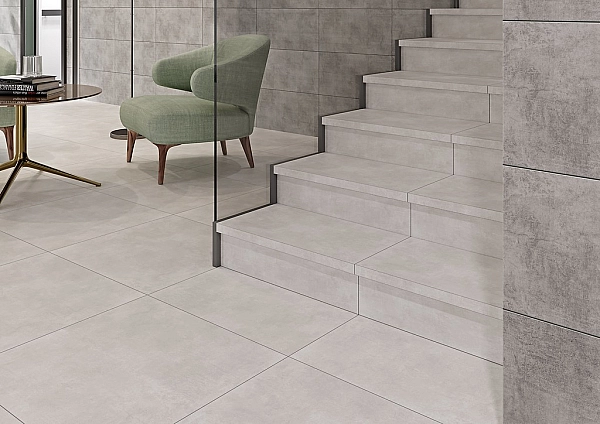 Сходинка з капіносом Silver Peak GPTU 603 Light Grey 318x598 Cersanit - Фото - 2