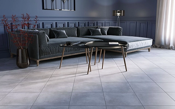 Плитка керамогранітна 4L2800 Lofty Сірий 400x400x7 Golden Tile - Фото - 2