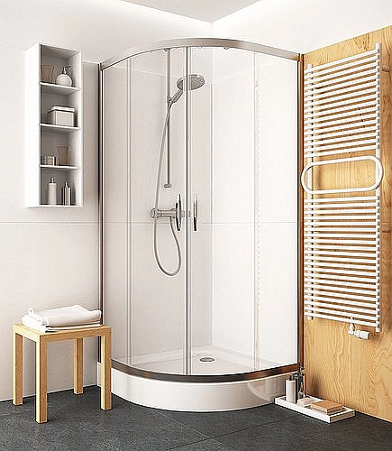 Душовий піддон напівкруглий FIRST 80 KOLO - Фото - 2