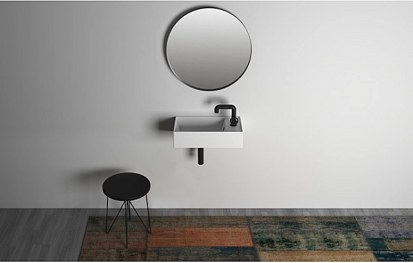 Умивальник AG 50 Agile (AG50) Glossy white SIMAS - Фото - 2