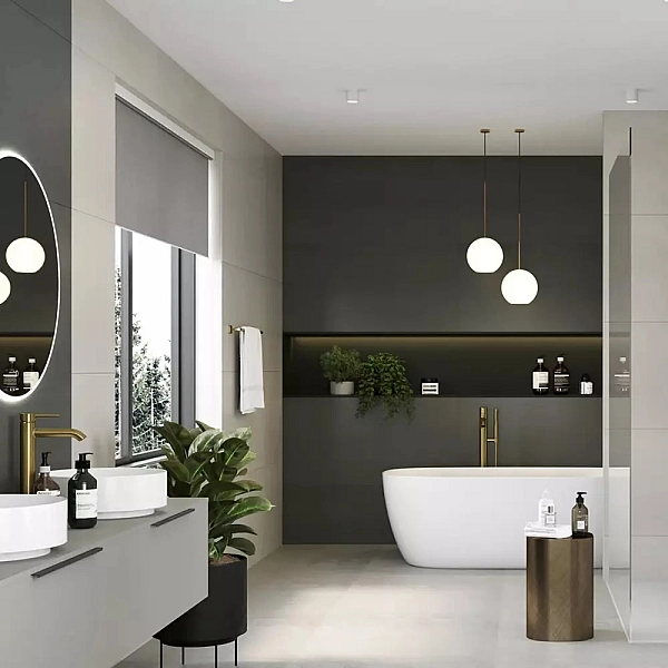 Змішувач підлоговий для ванни Bozz золотий брашований 38590N076 Kludi - Фото - 2