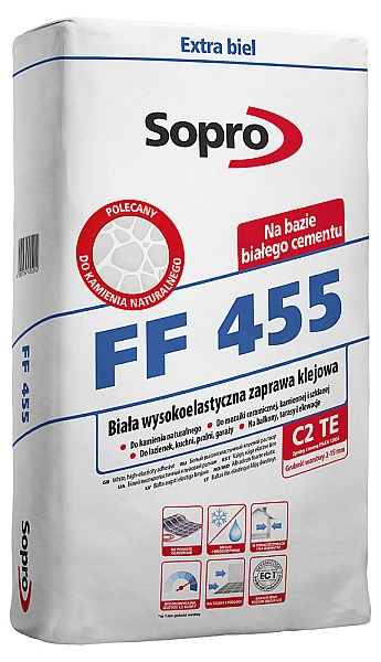 Клей для плитки Sopro FF 455 білий (25 кг)