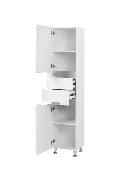 Пенал підлоговий Сімпл 40 лівий білий D-Line - Фото - 2