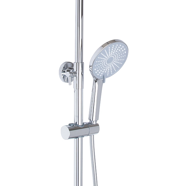 Душова система універсальна Qtap Aries на три споживача (з виливом) QTARI1112CRM47606 Chrome - Фото - 5